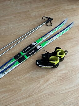 Detsky set 130 Sporten + palice + Fischer topanky - 2