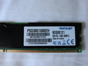 Patriot 8 GB DDR3 1600 MHz CL11 - 2