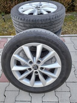 Letné pneumatiky/ Elektróny originál Škoda 205/55 r16 - 2