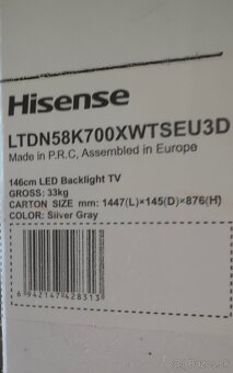 3D televízor Hisense - 2