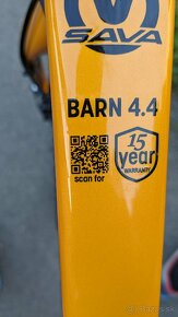 Predám nový karbónový 24" detský bicykel Sava Barn 4.4 - 2