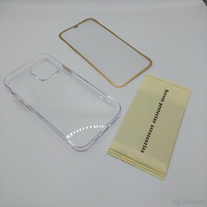iPhone 12/12 Pro... Pouzdro průhledné + ochranné sklo (nové) - 2