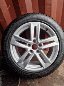 audi A4 kolesa 5x112 r17 disky elektrony zimne 225 50 17 alu - 2