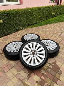 5x112 R17 zimné gumy originál disky VW Macau - 2