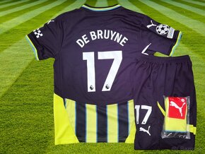 dres De Bruyne Manchester City 24/25 žlto-čierna edícia - 2