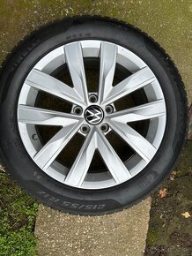 Predam disky a pneumatiky 215 55 r17 5x112 volkswagen - 2