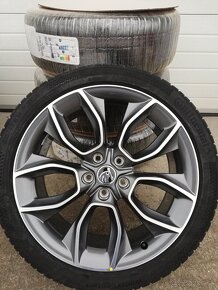 Alu disky 5x112 r19 zimné pneumatiky 225/45 r19 nepoužité - 2