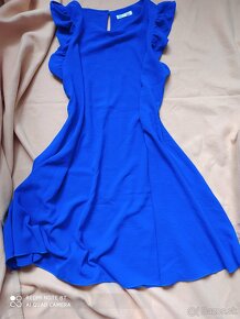 Modré dámske šaty cena s poštou obyčajne - 2