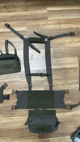 Taktická výstroj ferro concept chest rig sumky prebytky - 2