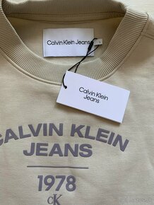 Béžová mikina Calvin Klein, nová - 2