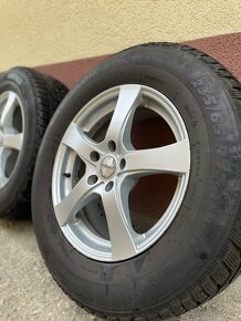 Obuté Alu disky 5x112 R17 zimné pneumatiky. - 2