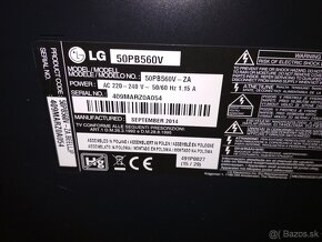 Plazmový televízor LG 50PB560V, CHYBA OBRAZU, 127cm - 2