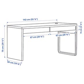 IKEA MICKE pracovny stolik - 2