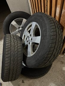 Predam Alu Disky aj so zimnymi pneumatikami 215/70 R16 - 2