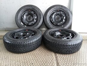 Predám zimné pneu z diskami 165/70 R14-5x100 - 2