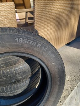 Letné pneumatiky 165/70 R14 - 2