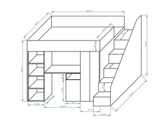 Poschodová posteľ - 2