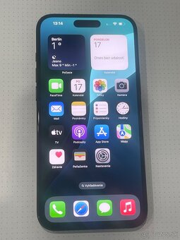 Predám iPhone 16 plus 128gb black nový telefón nepoužívaný - 2