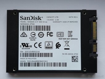 2.5" SSD SanDisk 2TB - 2