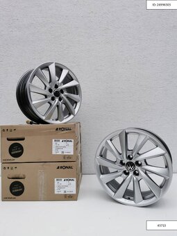 Nové Ronal R70 7,5X18 ET40 5X112 VW Alu disky R18 1234 - 2