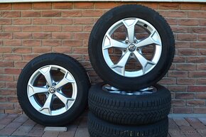 5x112 R17 Zimna sada Vw Tiguan + 215/65 R17 Continental - 2