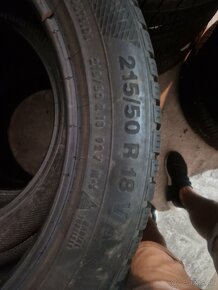 Predam zimne pneu continental winter conti t850 215/50r18 - 2