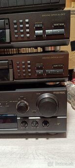 Technics Receiver SA-AX720, 2x CD prehravac SL-PGx - 2