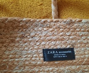Nová kabelka Zara z juty - 2