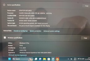 ✅ NOVÝ 14' Notebook, 8/256 GB, SSD, Intel J4125, WIN11 PRO - 2