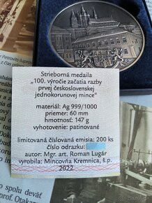 Storočnica ražby Československej jednokoruny - 2