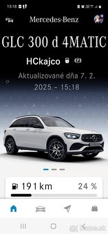 Predám mercedes GLC 300 d4matik - 2