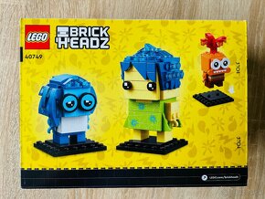 LEGO BrickHeadz 40749 - V hlave 2 - Radosť, Smútok a Strach - 2