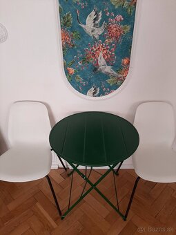 predám stôl okruhlý IKEA zeleny SUNDSO - 2