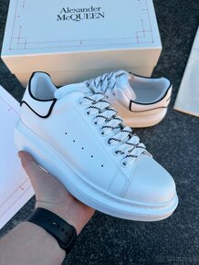 ALEXANDER MCQUEEN white LEATHER Tenisky - 2