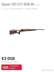 SAUER 101 GTi komplet zostava 308win. - 2