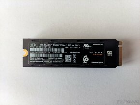 WD Black SN850P 1TB Heatsink, M.2 2280, NVMe - 2