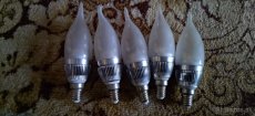 8x LED 3W teplá biela E14 - 2