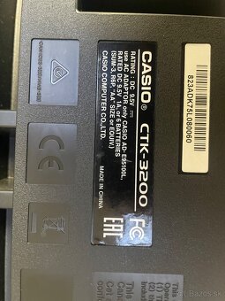 Casio ctk 3200 klavír syntetyzátor - 2