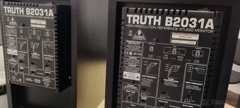 redám aktívne štúdiové monitory Behringer – TRUTH B2031A - 2