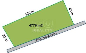 Na predaj pozemok Partizánske 4779 m2 určený na... - 2