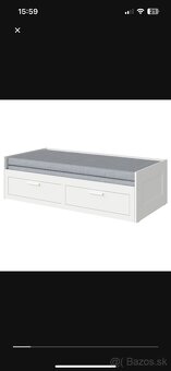 Ikea postel Brimnes s matracmi Agotnes - 2