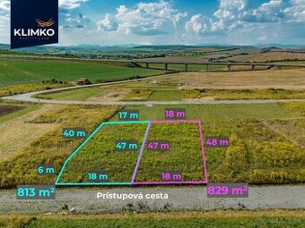 Pozemok pre rodinný dom - 813 m² | Prešov - Kráľová hora - 2