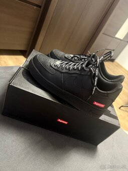 Nike Air Force 1 Supreme black - 2