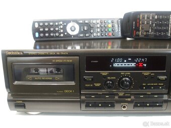 Kazetovy 2-deck TECHNICS RS-TR474 Dolby B,C HX PRO = Japan - 2