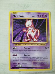 Pokémon karta Mewtwo - 2