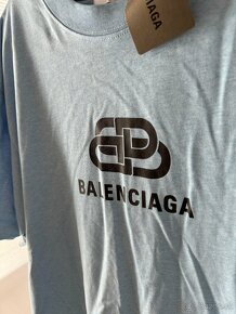 Balenciaga blue tee - 2