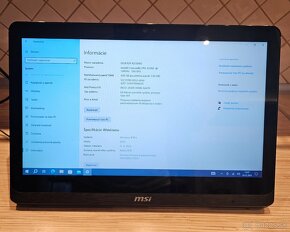 All in One MSI Pro 16B, dotykový 15,6 " LCD - 2
