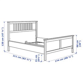 Manželská posteľ Hemnes - 2