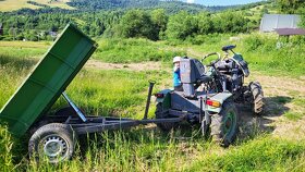 Predám malotraktor domácej výroby 4x4 - 2