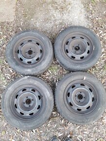 4x108 R15 Peugeot Citroen pneu leto disky v dobrom stave - 2